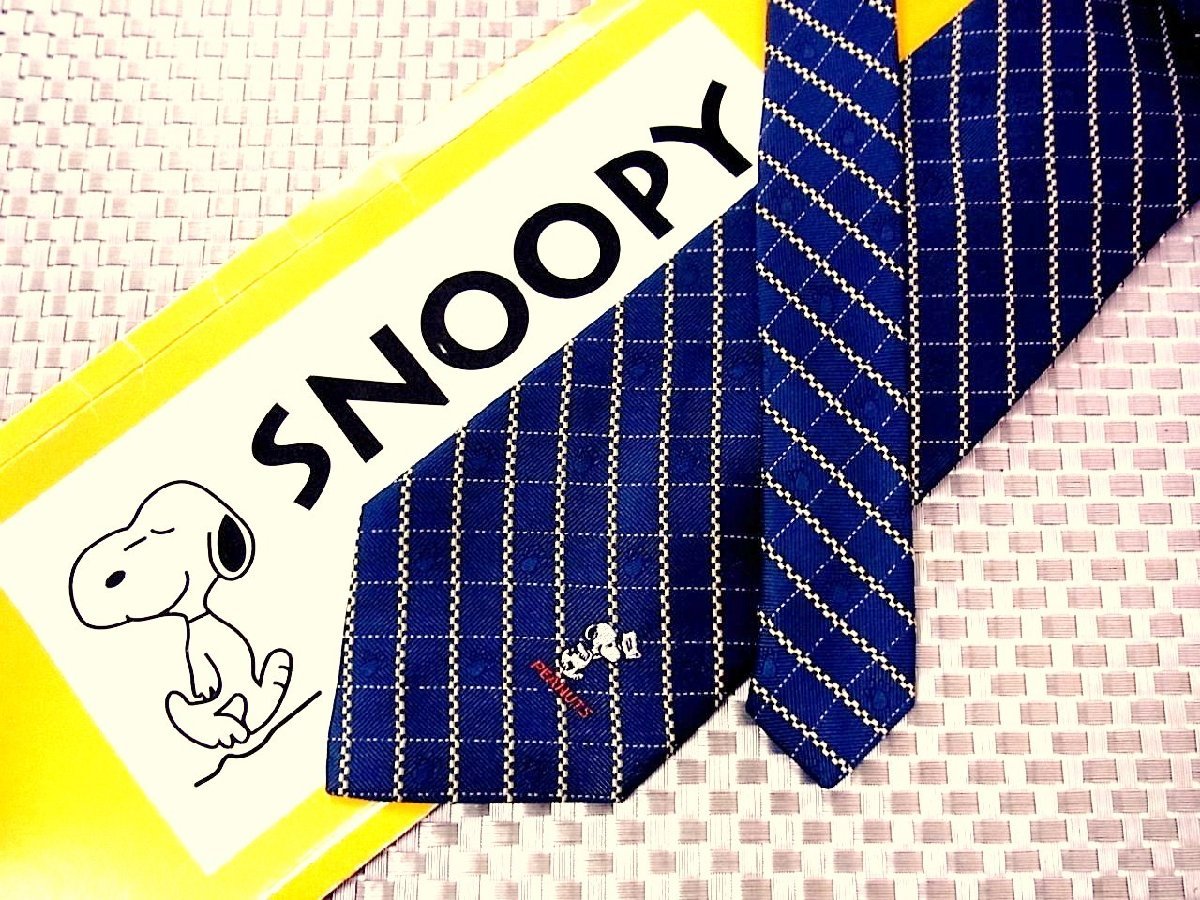 !k02740C! хорошая вещь [ Peanuts ] Snoopy [ полоса рисунок ] галстук 