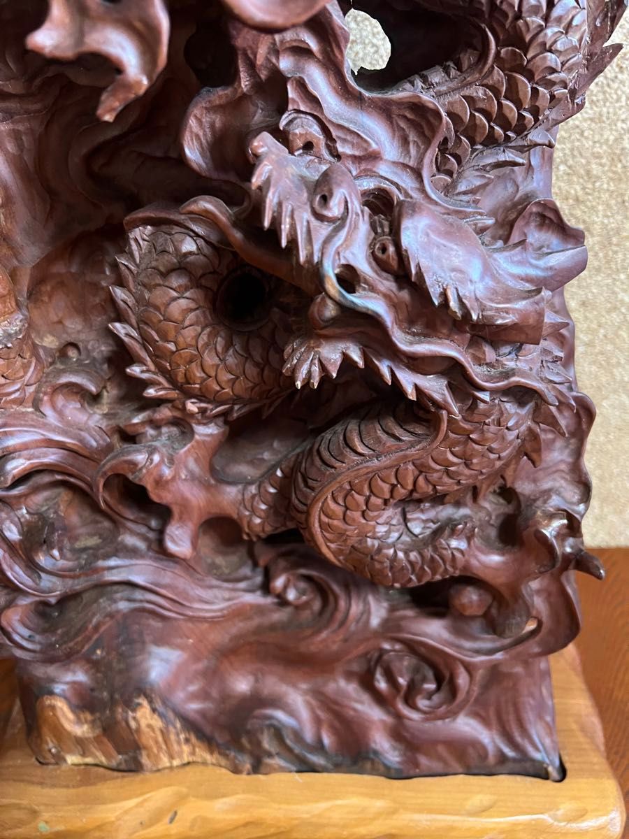 天然木 一刀彫 昇龍興龍 木彫り龍|Yahoo!フリマ(旧PayPayフリマ) 天然木 一刀彫 昇龍興龍 木彫り龍|Yahoo!フリマ(旧PayPayフリマ)