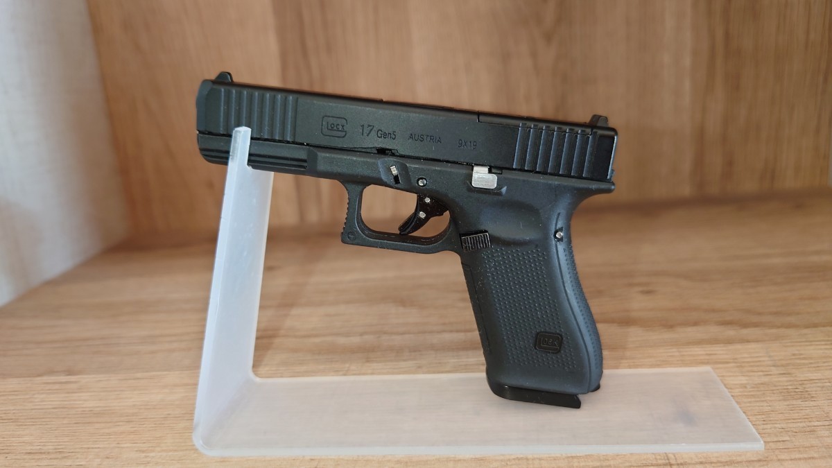 精巧1/2スケール ミニチュアモデルガン Glock17 GEN5 ブラック モデル 