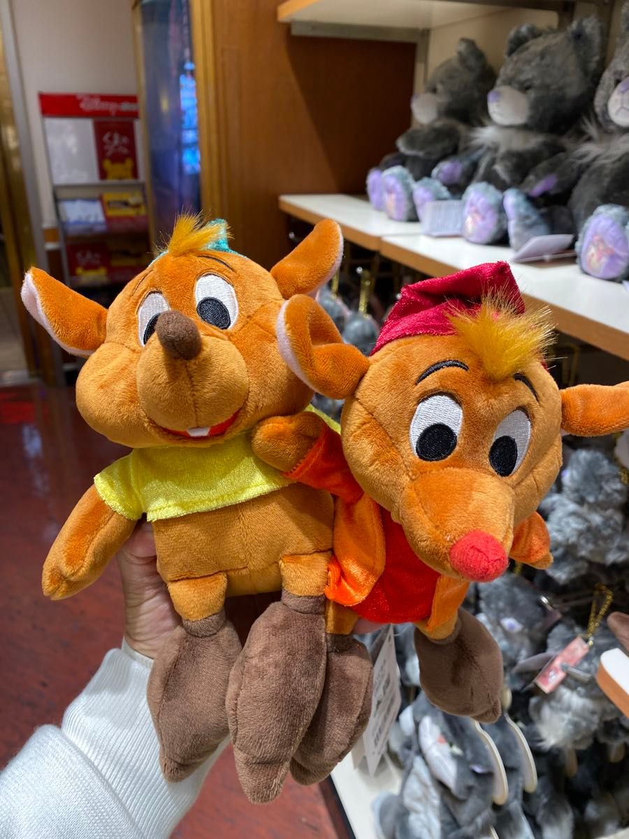 ディズニーストア ガス ジャック ぬいぐるみセット シンデレラ ディズニーストア ガス ジャック ぬいぐるみセット シンデレラ