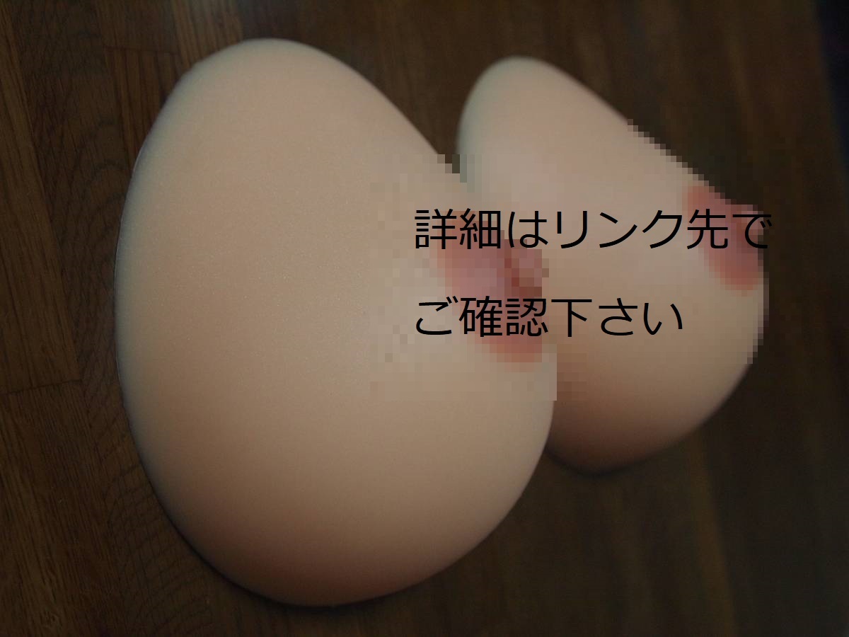 日本製！★☆シリコン乳房　巨乳Ⅱ　特注裏蓋凹み仕様_画像1