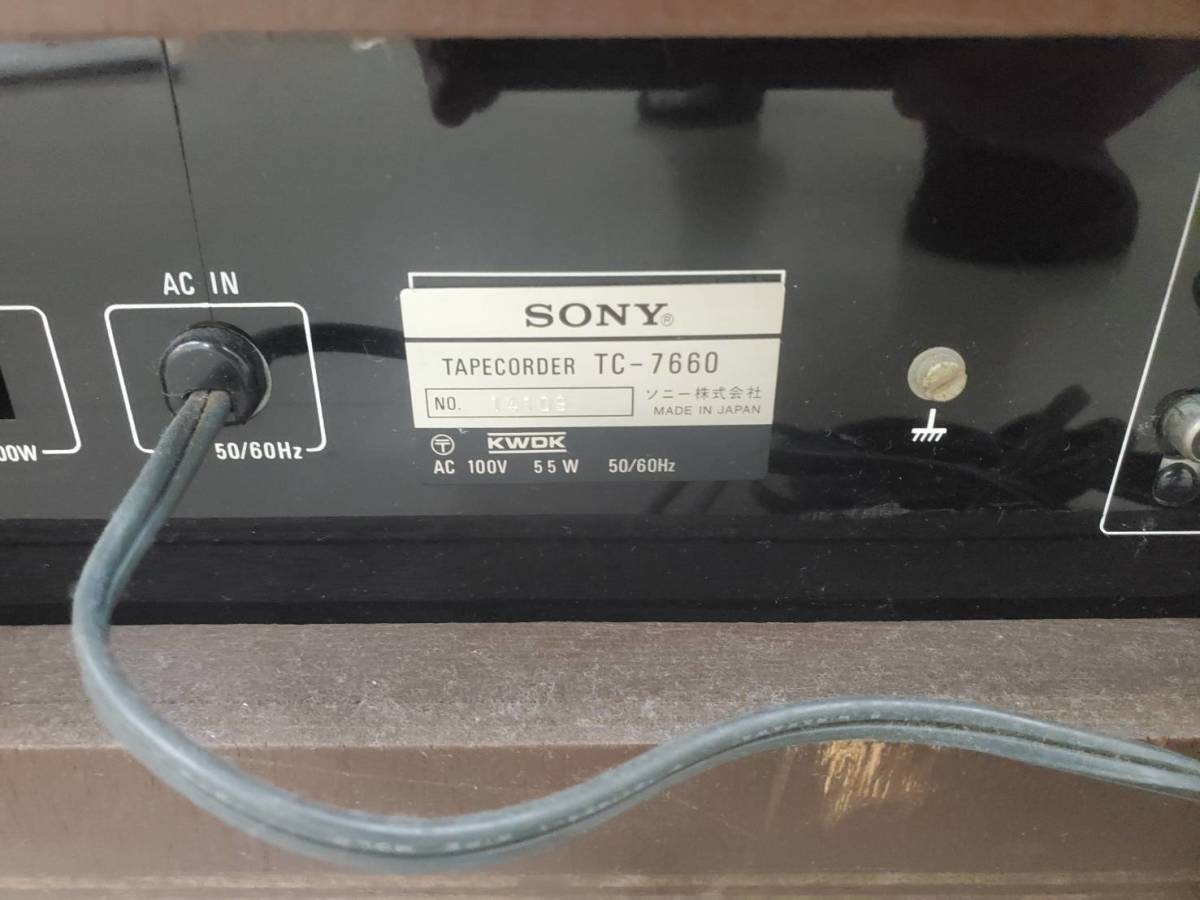 SONY Sony open reel deck TC-7660 operation goods 