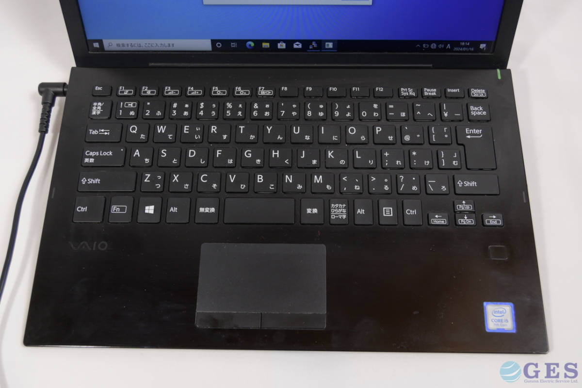 【V-16】VAIO Pro PG VJPG11C12N Intel Core i5-7200U SSD256GB RAM8GB Windows10 ACアダプターなし【ジャンク品・現状品】_画像3