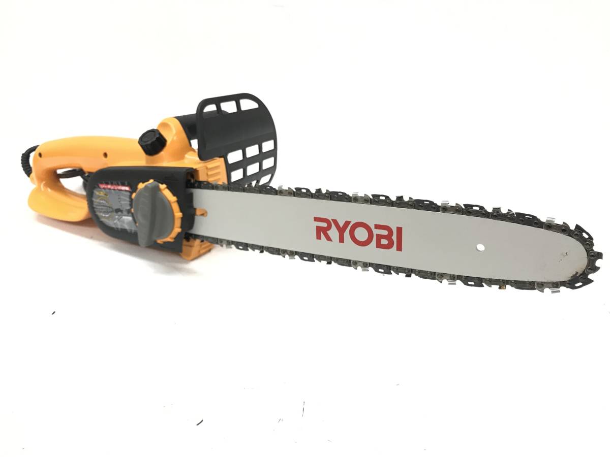 485503【動作良好♪中古良品】RYOBI リョービ ブレーキ付き チェンソー CS-3610SC 360mm (w112-4-1.5A_画像2