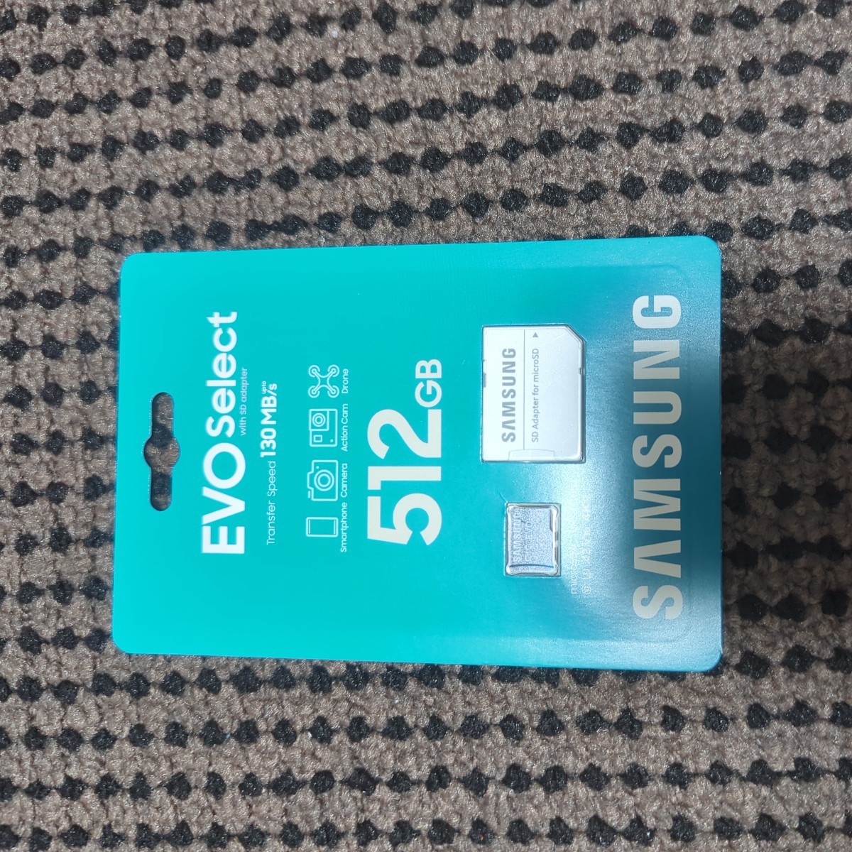 サムスン SAMSUNG microSD マイクロSDカード 512GB A2 V30 4KHD 130MB/s EVO Select 送料無料_画像1