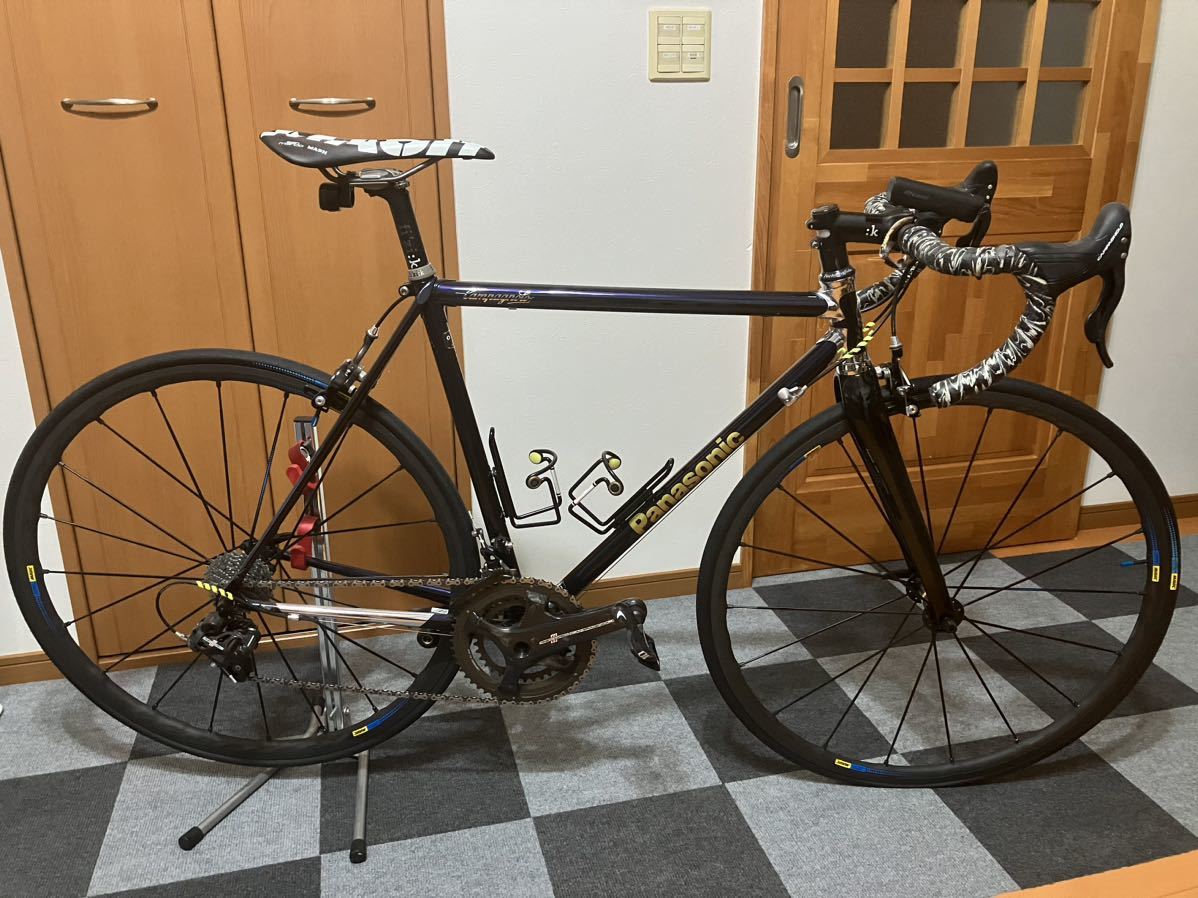  receipt limitation (pick up) beautiful goods low running road bike Panasonic Campagnolo Panasonic road bike FRCC11 520 Kuromori 2×11