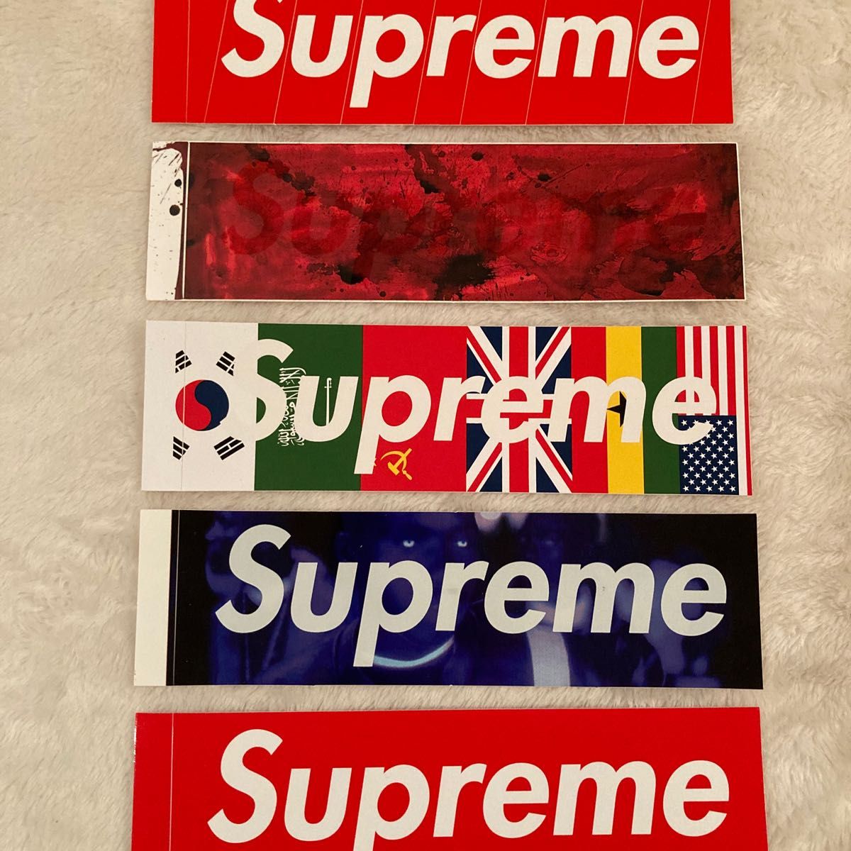 Supreme Box Logo ノベルティー ステッカー 5枚  ボックスロゴ シュプリーム sticker