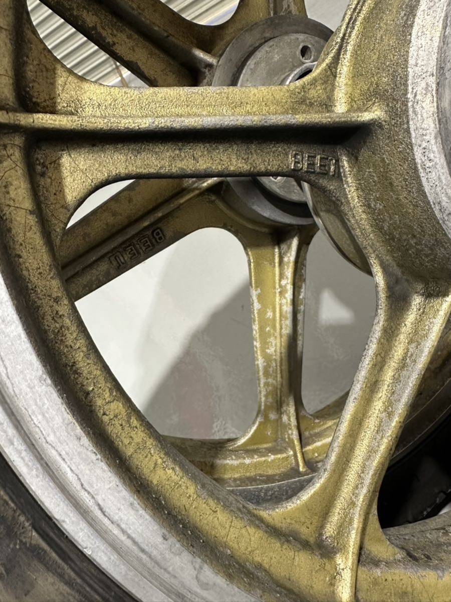 超希少ホーク用BEETキャストホイール当時物CB400TCB400N250T250N 超希少ホーク用BEETキャストホイール当時物CB400TCB400N250T250N