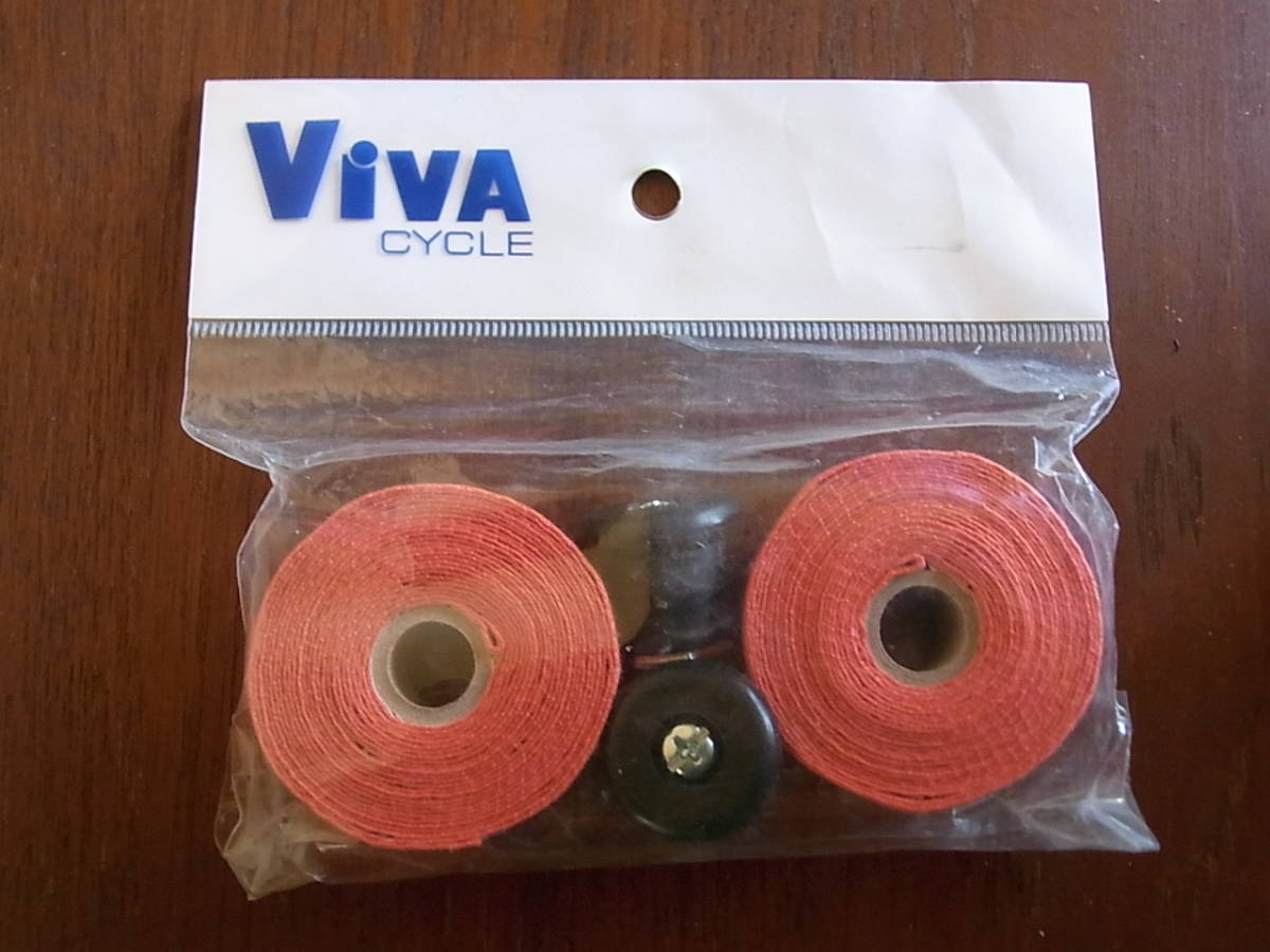  unused goods * viva cotton bar tape red *VIVA red bicycle cycle grip long-term keeping goods shipping Saturday and Sunday only 