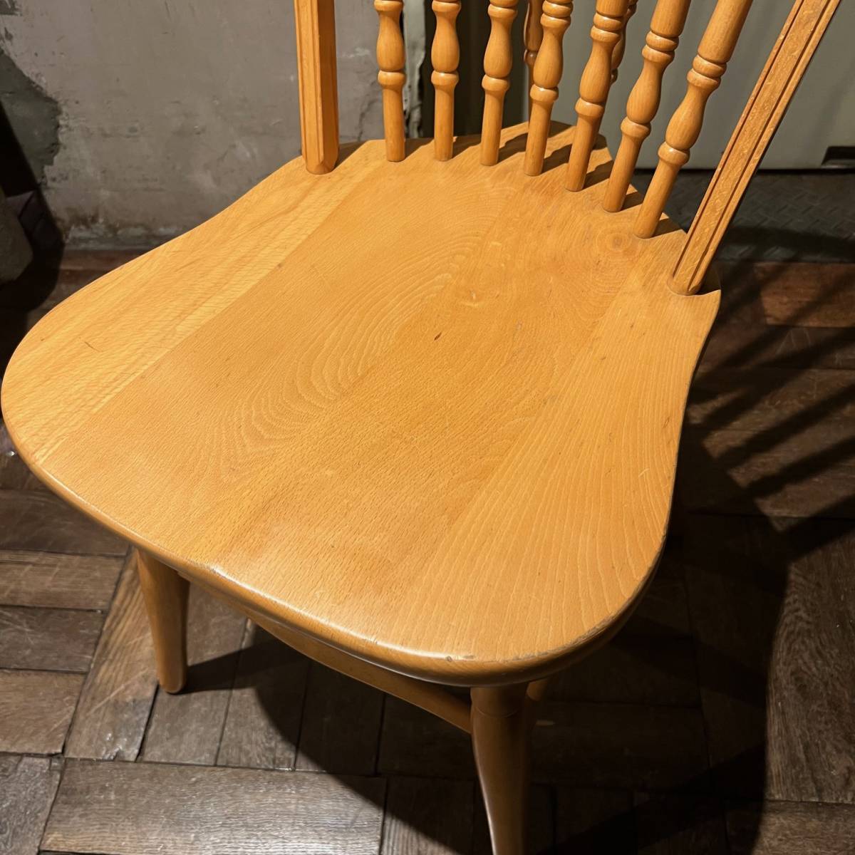 vintage 秋田木工 ダイニングチェア ブレースバック ブナ モダン vintage 秋田木工 ダイニングチェア ブレースバック ブナ モダン