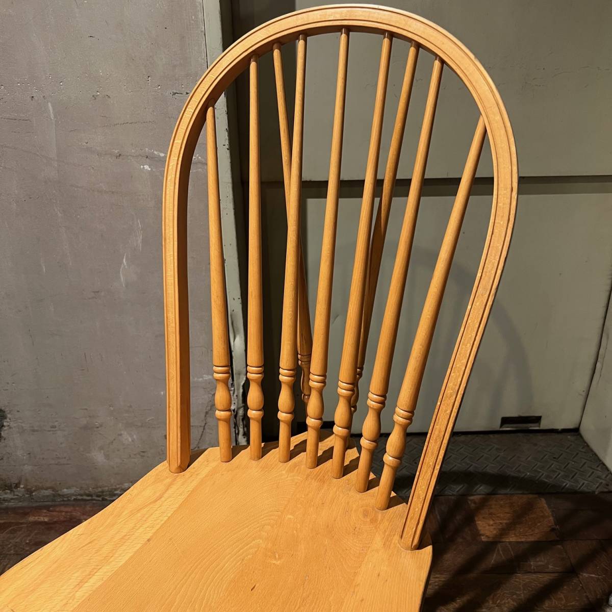 vintage 秋田木工 ダイニングチェア ブレースバック ブナ モダン vintage 秋田木工 ダイニングチェア ブレースバック ブナ モダン