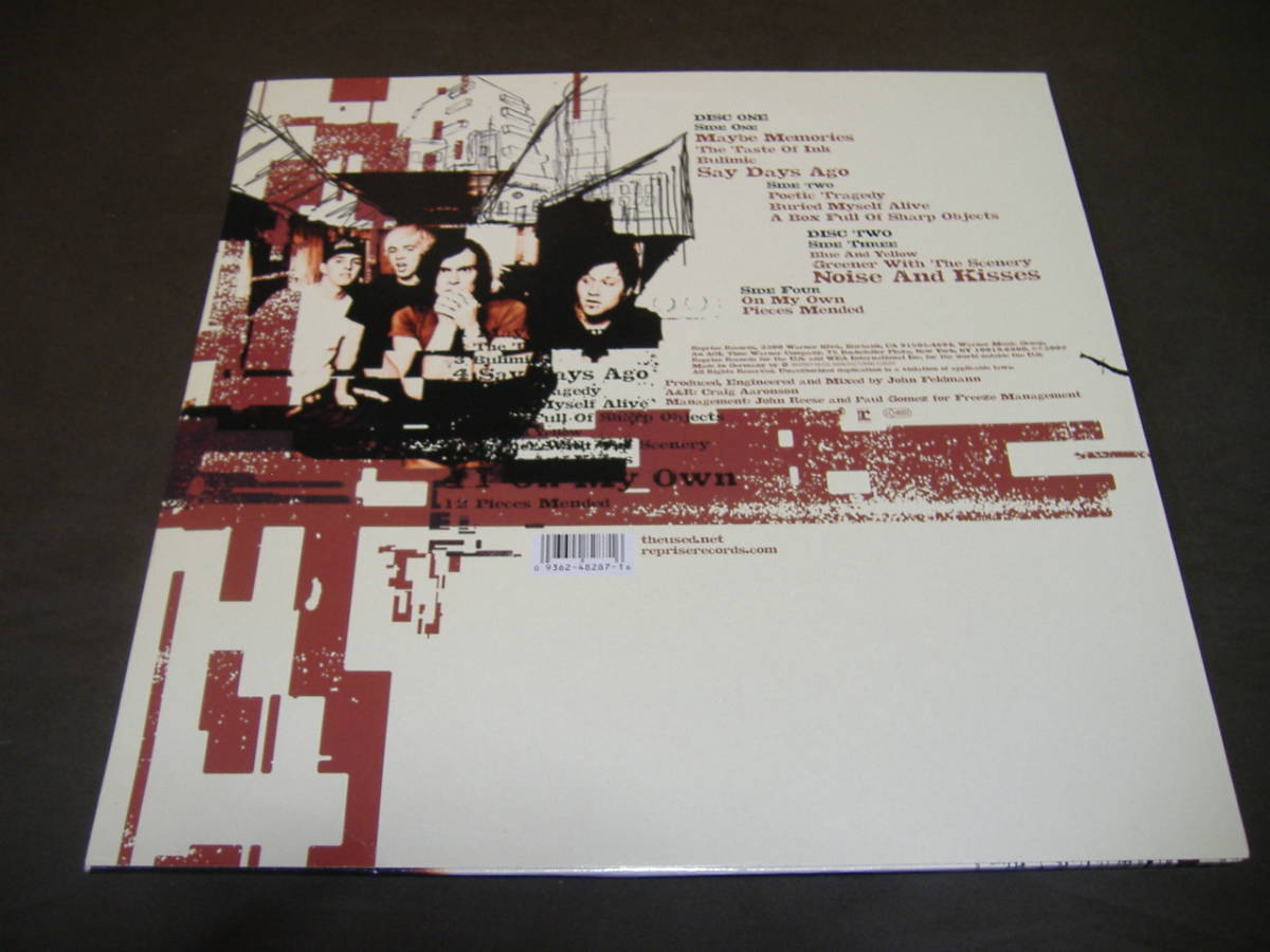 【中古2枚組LP】THE USED【ザ・ユーズド/Bert Mccracken/バート・マクラッケン/盤面難アリ/希少盤/人気盤/再生確認済】_画像8