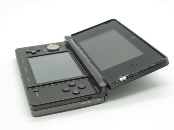 AA 12-8 ニンテンドー NINTENDO 3DS コスモブラック 初期化済 付属品すべて有り 箱 取扱説明書 充電器 2GBメモリーカード 携帯ゲーム機_画像7