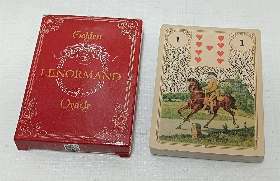 ・ゴールデン　ルノルマン　オラクルカード　伝説のカード占い　未使用_画像1
