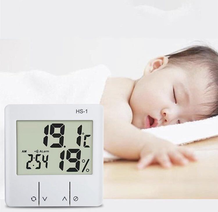 デジタル湿度計温度計、温度付き湿度モニター　家庭　ベビールーム　温室用　屋内湿度計_画像4