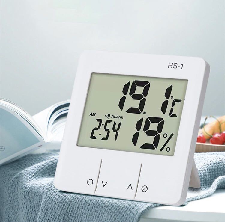 デジタル湿度計温度計、温度付き湿度モニター　家庭　ベビールーム　温室用　屋内湿度計_画像1