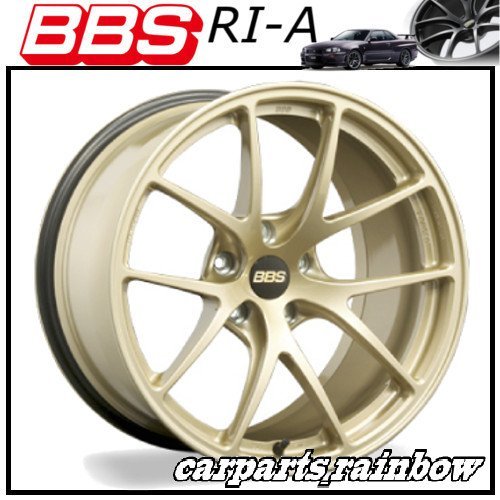 ★BBS RI-A 18×8.5J RI-A007 5/120 +34★ゴールド/GL★新品 4本価格★_画像1