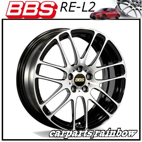 ★BBS RE-L2 17×7.0J/7J RE5067 5/114.3 +49★ブラックダイヤカット/BKD★新品 2本価格★_画像1