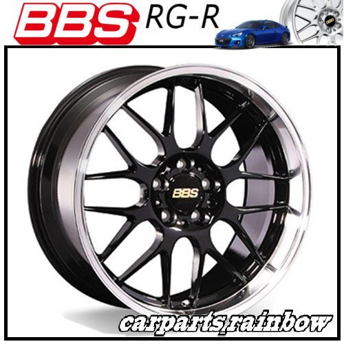 ★BBS RG-R 17×8.0J/8J RG720 5/114.3 +40★ブラックダイヤカット/BKD★新品 2本価格★_画像1