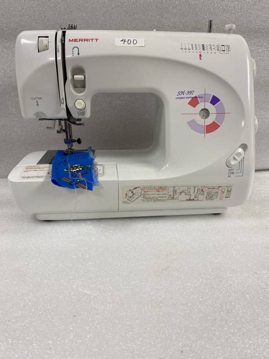 SINGER SH-397 compact sewing machine_画像1