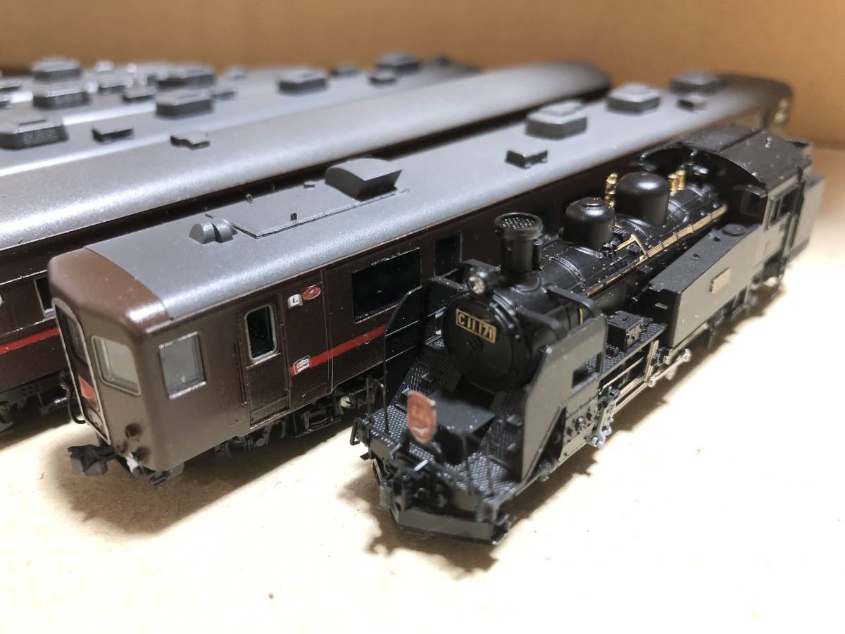 JR北海道 SL冬の湿原号 2023年仕様 Nゲージ 加工品 C11 171 14系 JR北海道 SL冬の湿原号 2023年仕様 Nゲージ 加工品 C11 171 14系