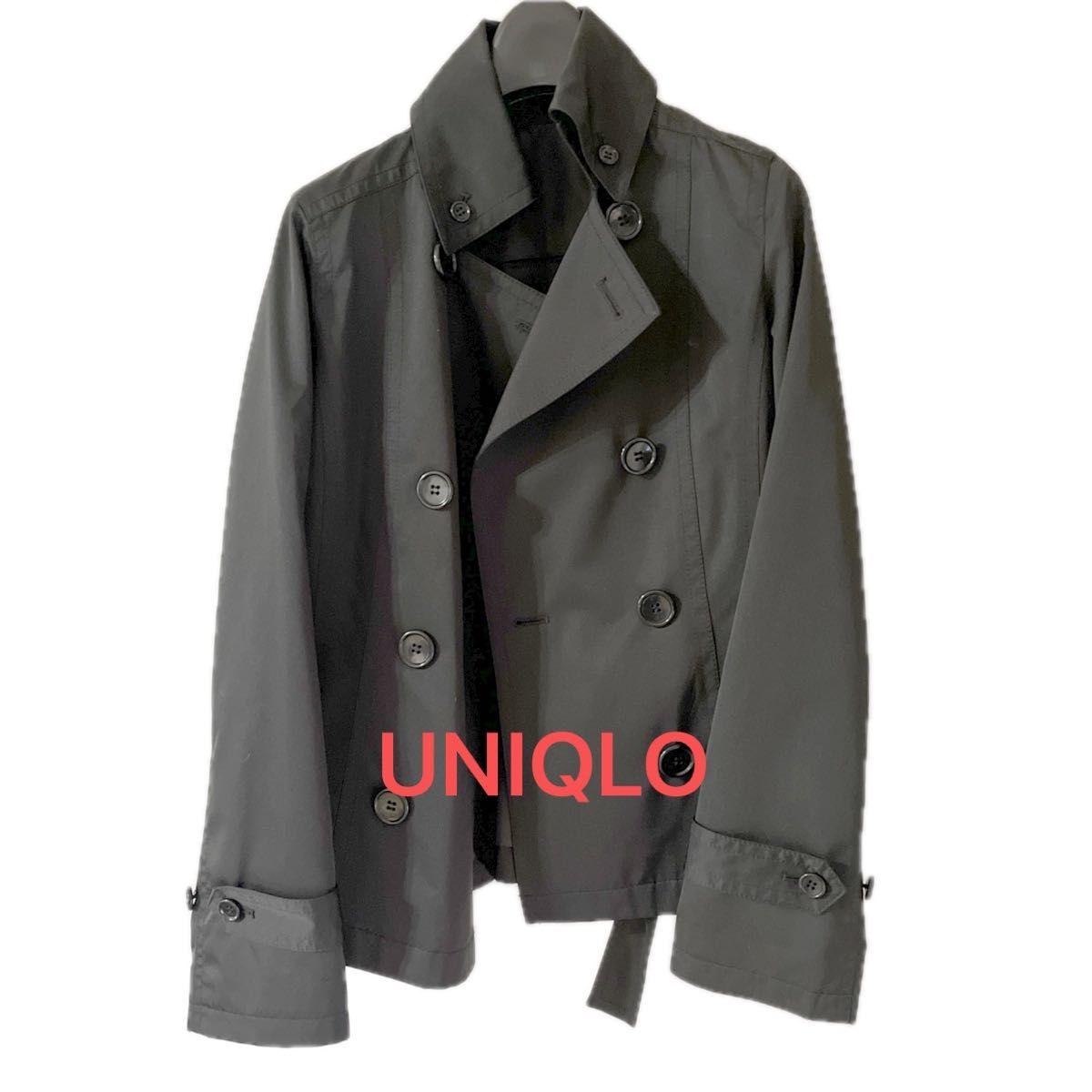 UNIQLO ユニクロ　 ショート トレンチ コート　 BLACK 