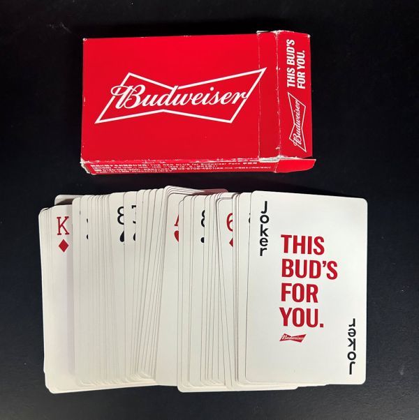 非売品トランプ　Budweiser バドワイザー　_画像1