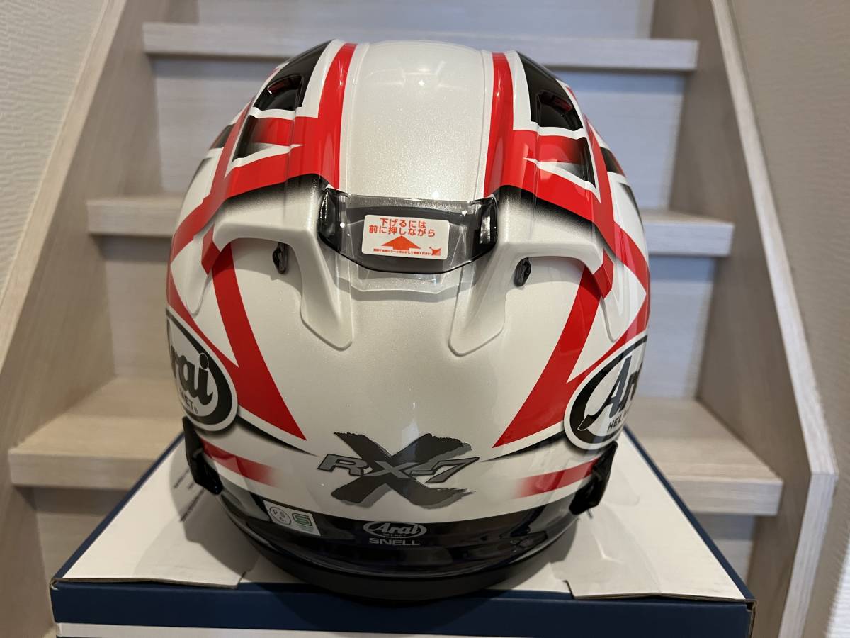 Arai アライ RX-7X NAKANO 中野 ナカノ X ヘルメット57-58cm M 56デザイン 56design_画像4