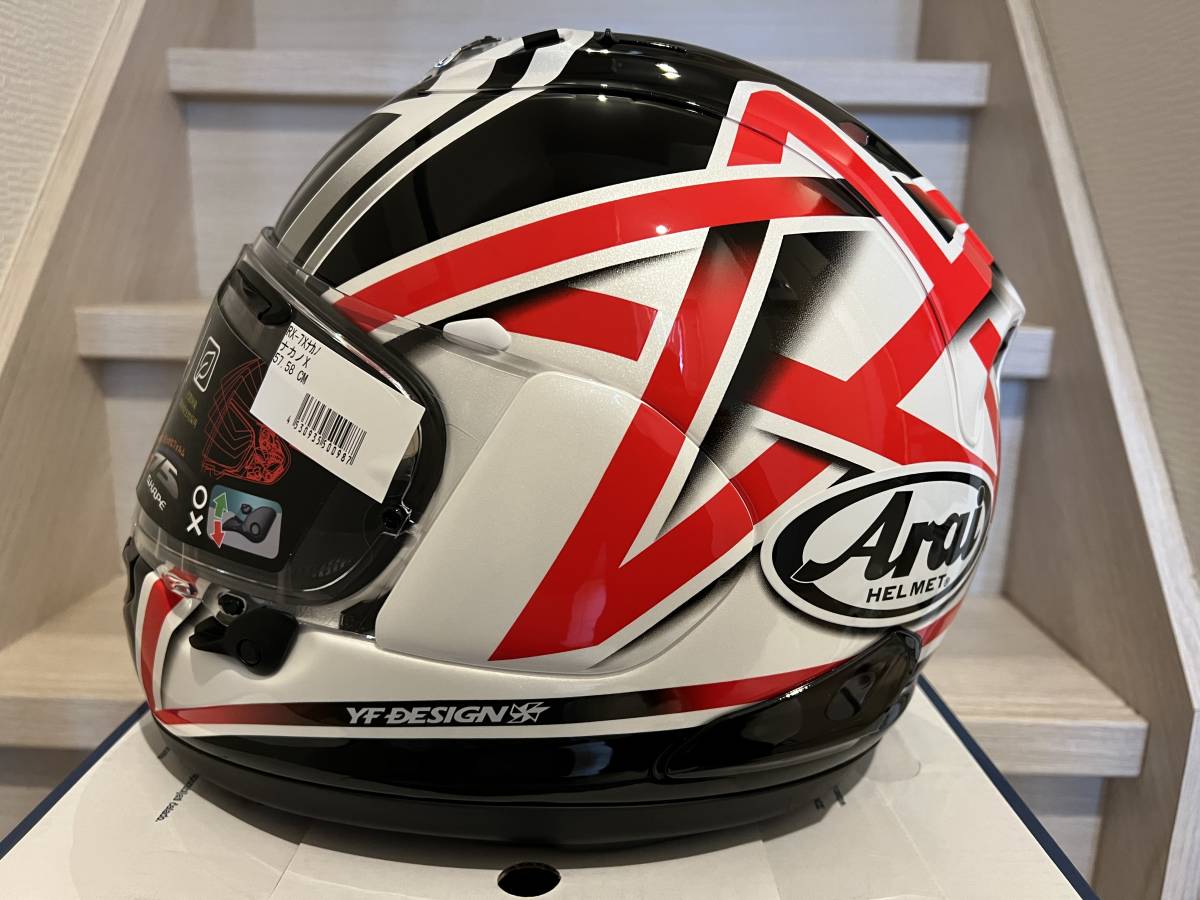 Arai アライ RX-7X NAKANO 中野 ナカノ X ヘルメット57-58cm M 56デザイン 56design_画像3