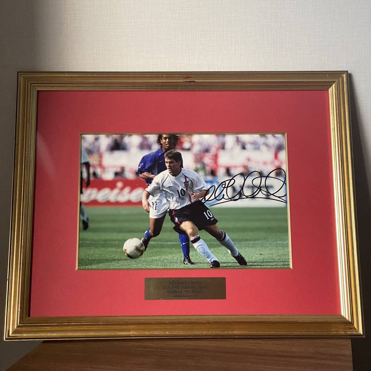 13230円 Michael Owen マイケルオーウェン 直筆 サイン 50枚限定 13230円 Michael Owen マイケルオーウェン 直筆 サイン 50枚限定