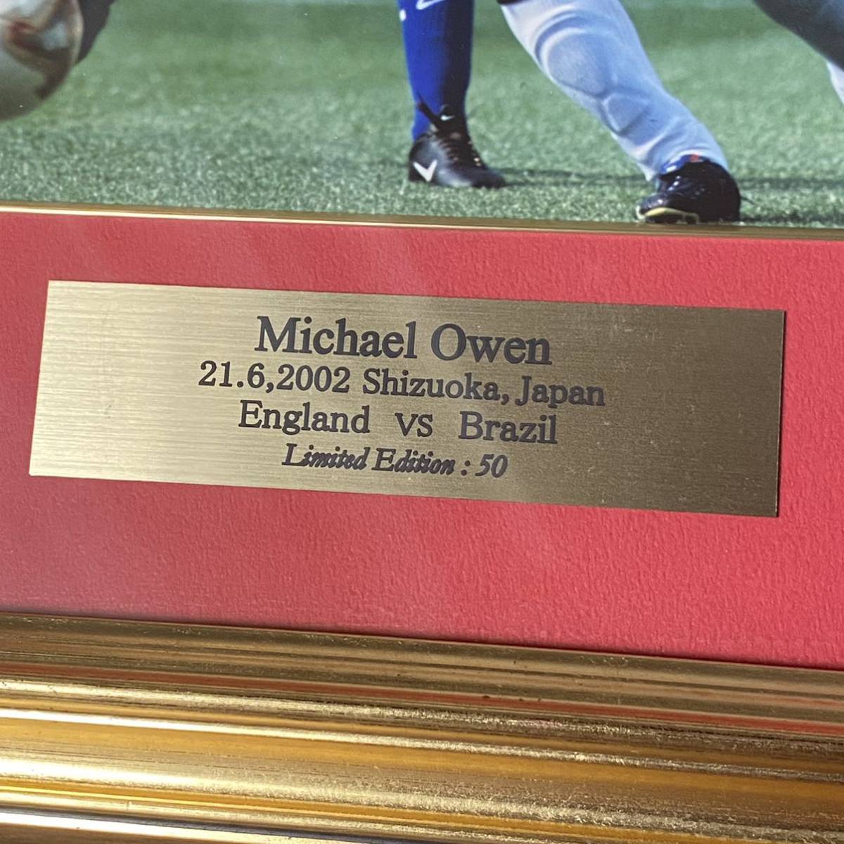 13230円 Michael Owen マイケルオーウェン 直筆 サイン 50枚限定 13230円 Michael Owen マイケルオーウェン 直筆 サイン 50枚限定