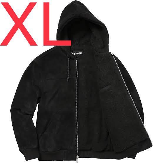 Supreme Hooded Suede Work Jacket Black XLサイズ シュプリーム Supreme Hooded Suede Work Jacket Black XLサイズ シュプリーム