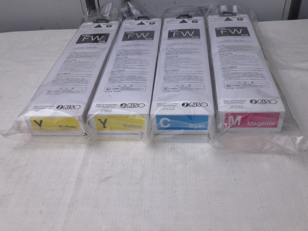 □送料無料!RISO FWインク 純正未使用品 FWインクF 1000ml 大容量 □送料無料!RISO FWインク 純正未使用品 FWインクF 1000ml 大容量