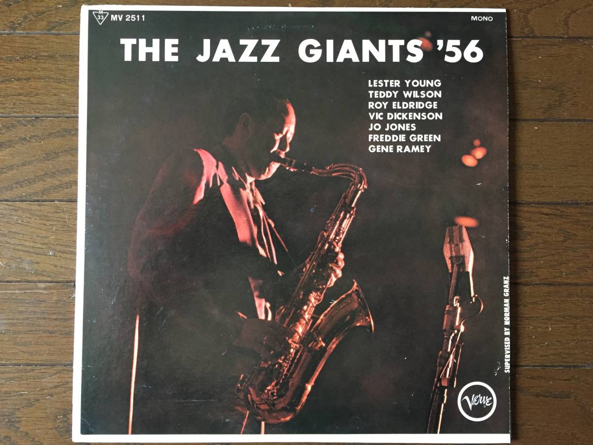 Lester Young / The Jazz Giants 56 / T.Wilson、R.Eldridge、V.Dickenson、J.Jones、F.Green、G.Ramey / Verve MV2511 LP！美盤_画像1