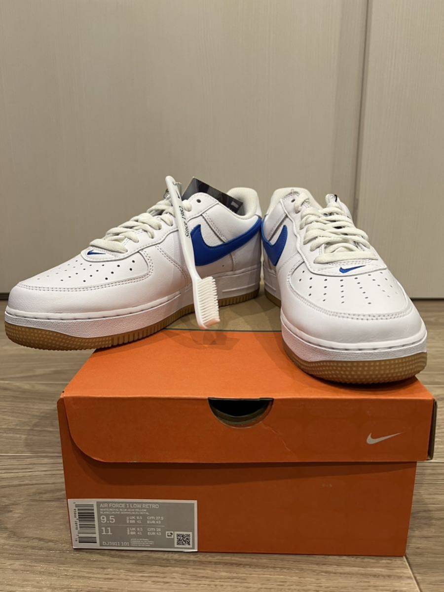 NIKE AIR FORCE 1 LOW RETRO ”COLOR OF THE MONTH BLUE ナイキ エアフォース 1 LOW レトロDJ3911-101_画像1