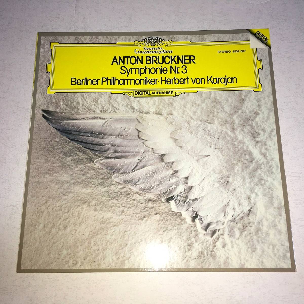DG 西独盤 カラヤン ブルックナー:交響曲第3番 DIGITAL 2532007 オリジナル盤_画像1