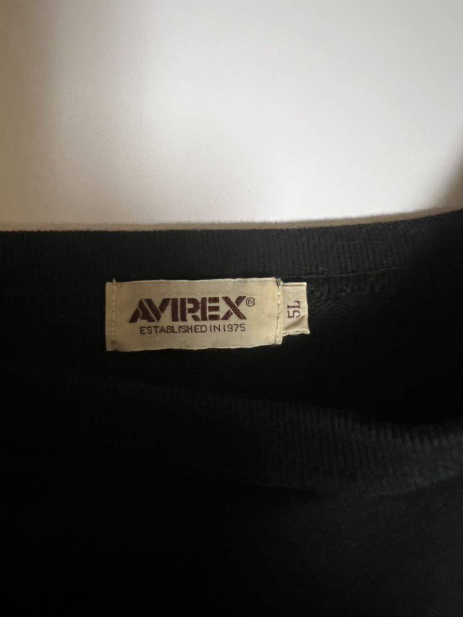 AVIREX アヴィレックス　ロンT トレーナー　5L（USのXXL〜XXXL相当）　美品　大きいサイズ_画像3