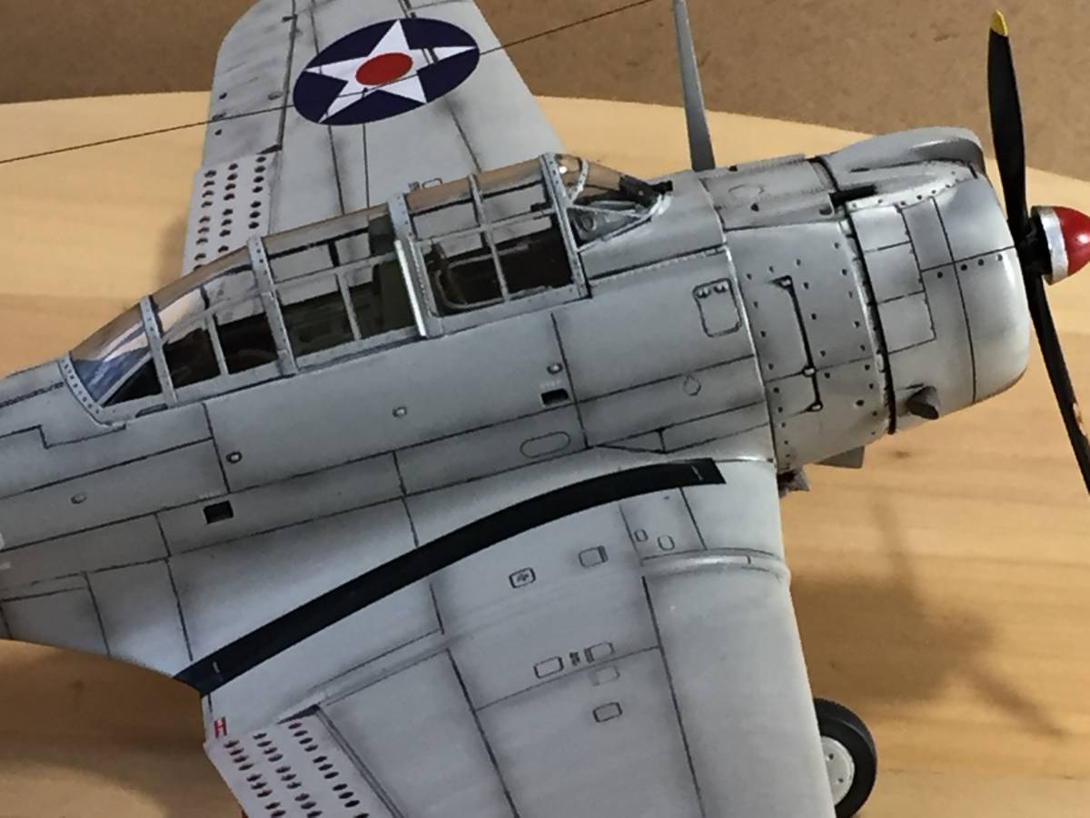 アカデミー　1/48 SBD-1 ドーントレス_画像4