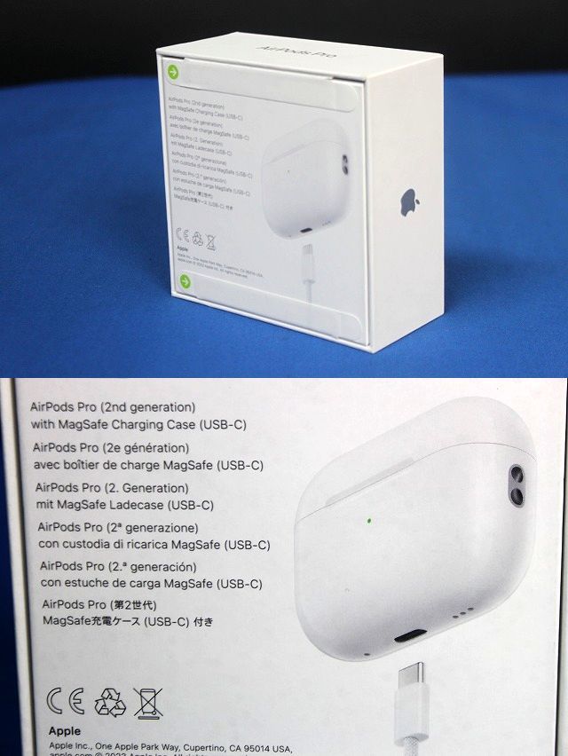 Apple アップル MTJV3J/A AirPods Pro (2nd generation / 第2世代) Model:A3047/A3048/A2968★送料520円_画像3