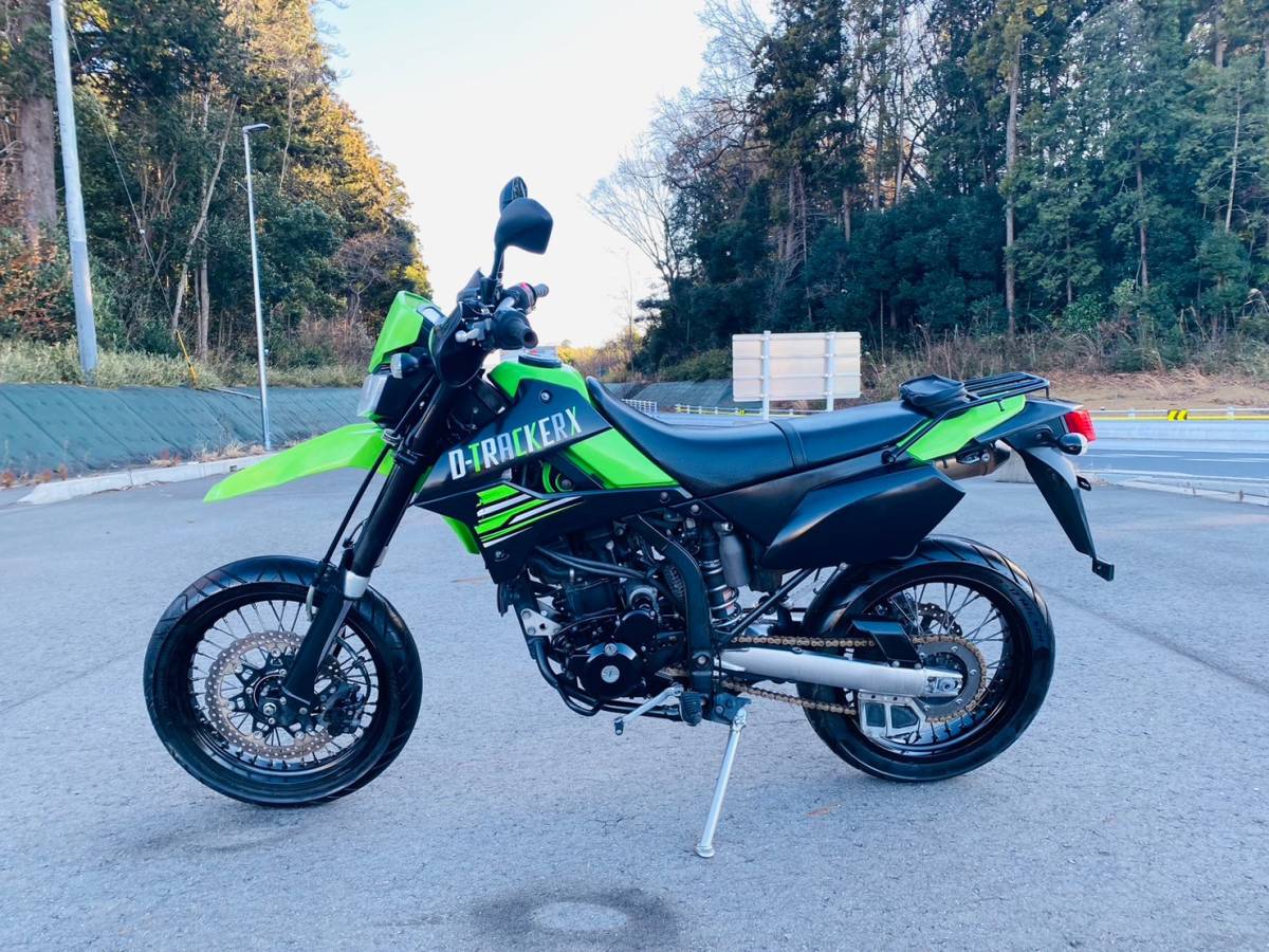 KAWASAKId tracker X dトラッカーX LX250V 走行距離19763Km! 中古車体！動画有！茨城県! 全国配送可！書類あり! (WR250X Serrow250-2)_画像1