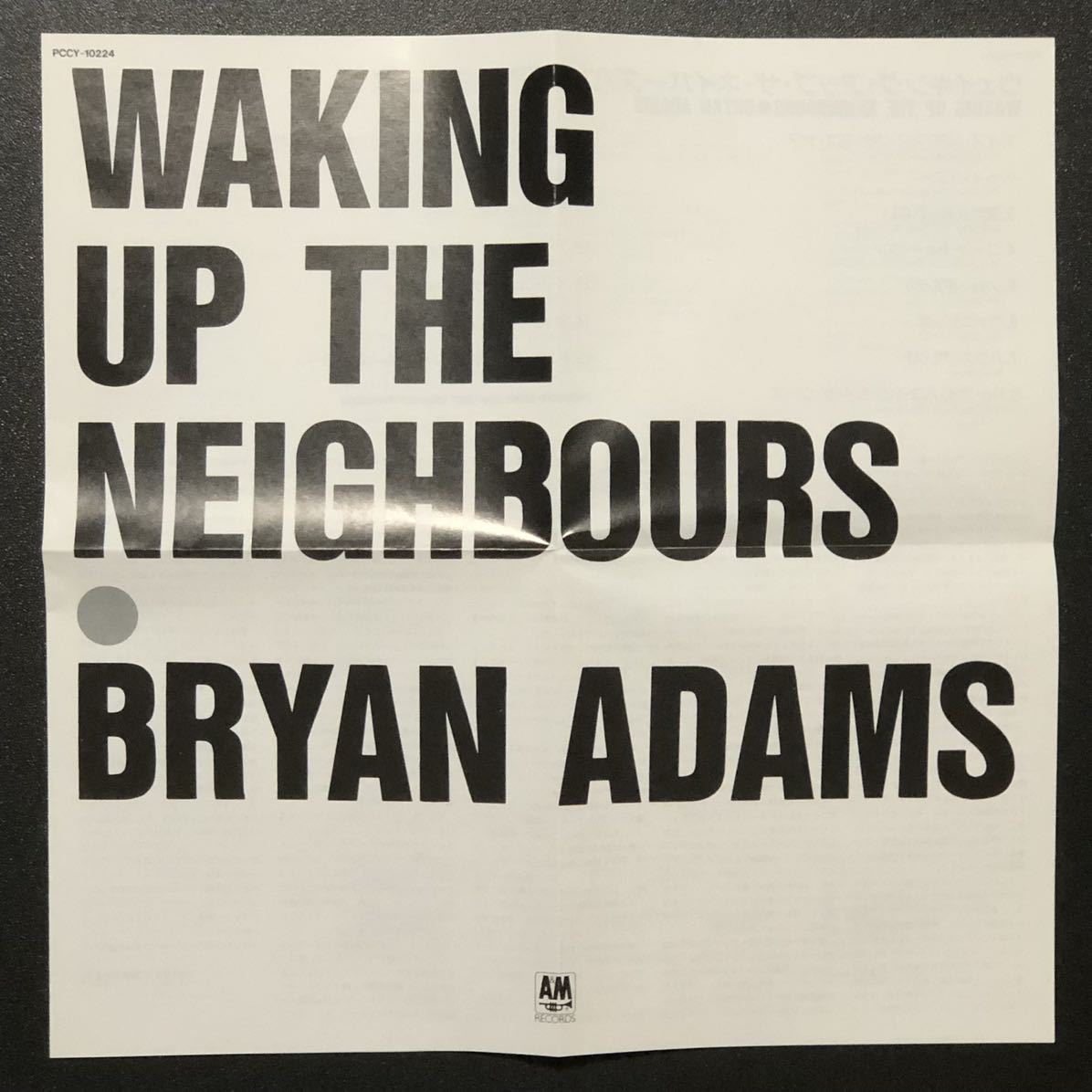 初盤 帯付 美品★CD「Bryan Adams ウェイキング・アップ・ザ・ネイバーズ」★ブライアン・アダムス Waking Up the Neighbours ロビンフッド