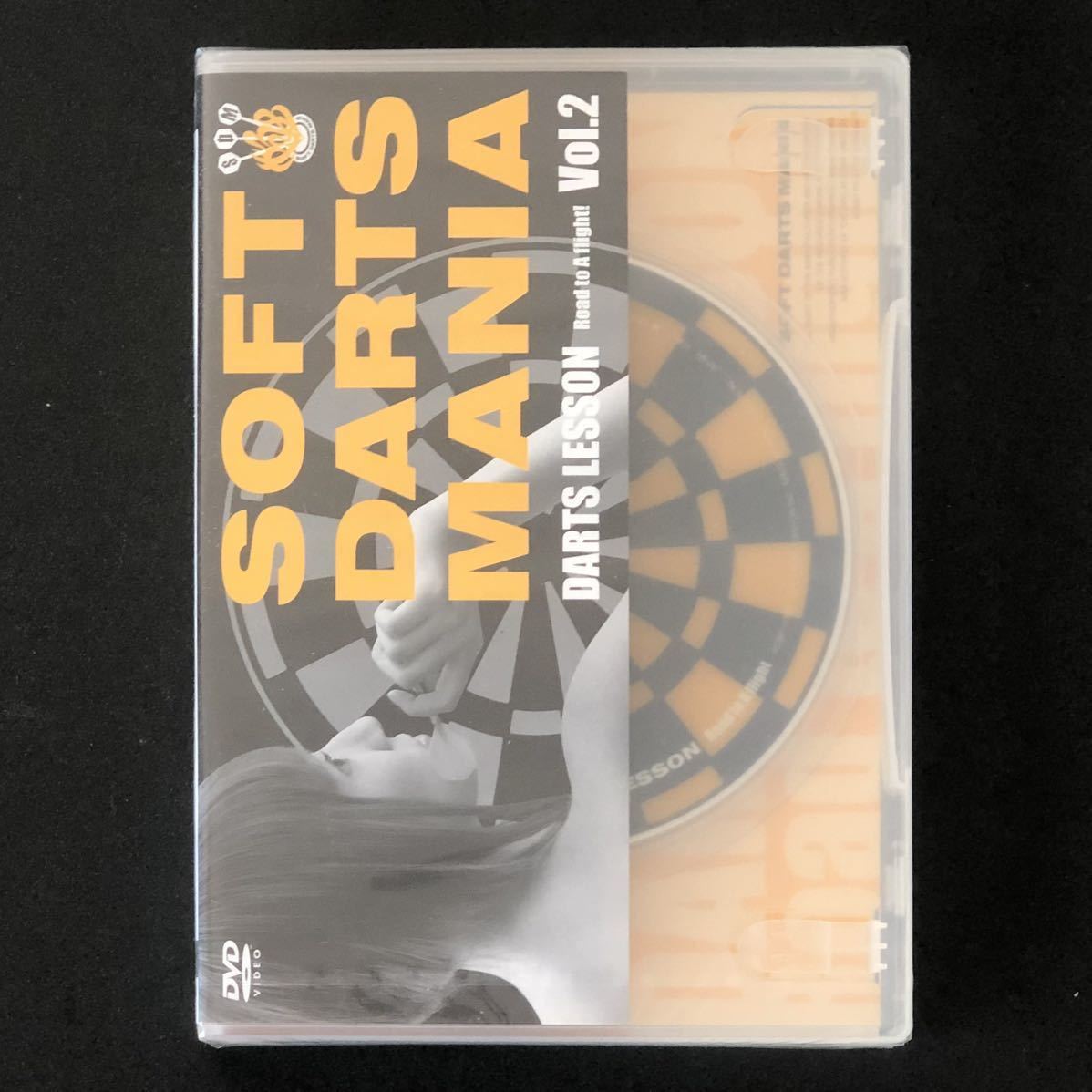  снят с производства нераспечатанный новый комплект *DVD[SOFT DARTS MANIA][vol.1 первый раз Япония soft дартс игрок право ]+[vol.2 дартс урок ] soft дартс любитель 