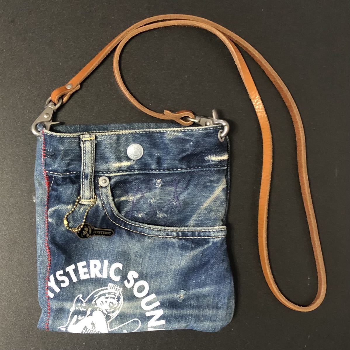激レア ヒステリックグラマー デニムリメイク ポシェット 17SS 激レア ヒステリックグラマー デニムリメイク ポシェット 17SS