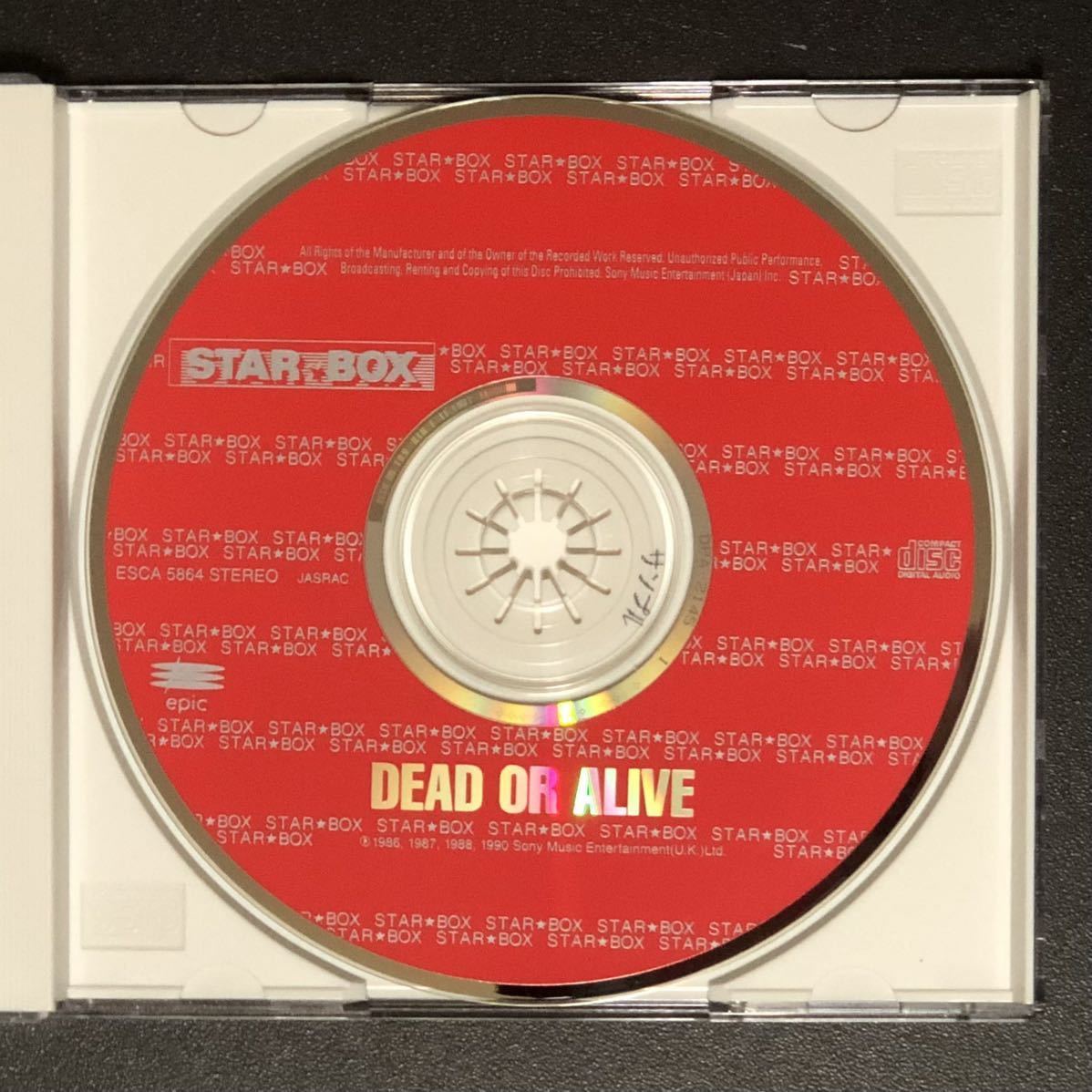 廃盤 帯付ほぼ新品 CD「デッド・オア・アライヴ STAR BOX」 DEAD 廃盤 帯付ほぼ新品 CD「デッド・オア・アライヴ STAR BOX」 DEAD