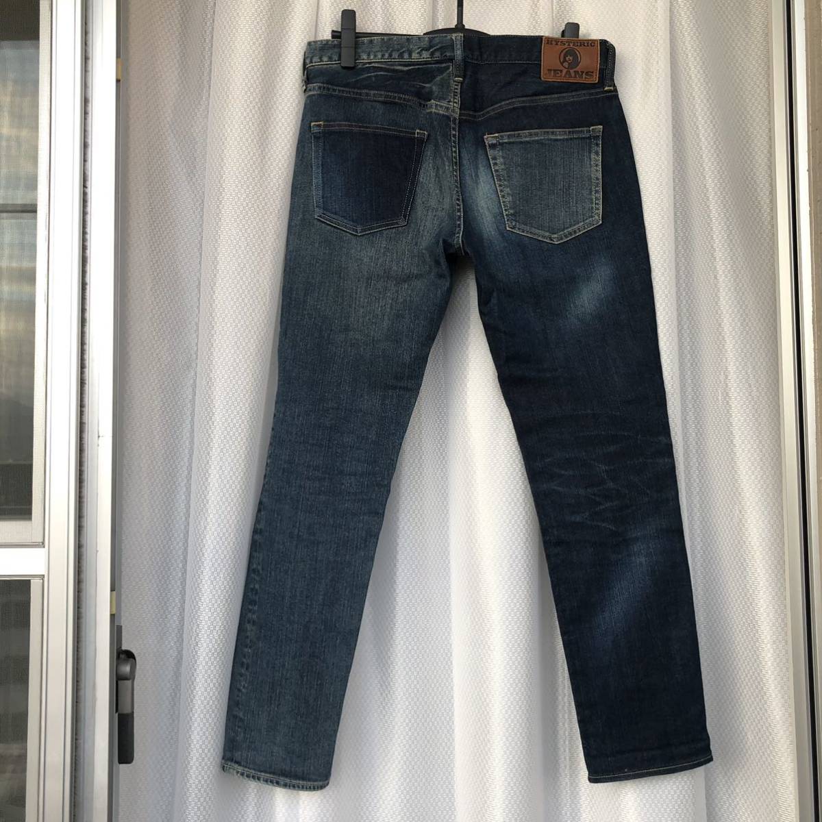 キムタク着用 HRLR加工 デニムスリムストレートパンツ HYSTERIC キムタク着用 HRLR加工 デニムスリムストレートパンツ HYSTERIC