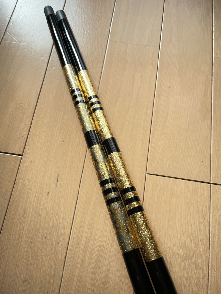 ★金箔★　特選品　玉ノ柄2本物　全長190cm　段塗　カーボン製　口栓付き_画像7