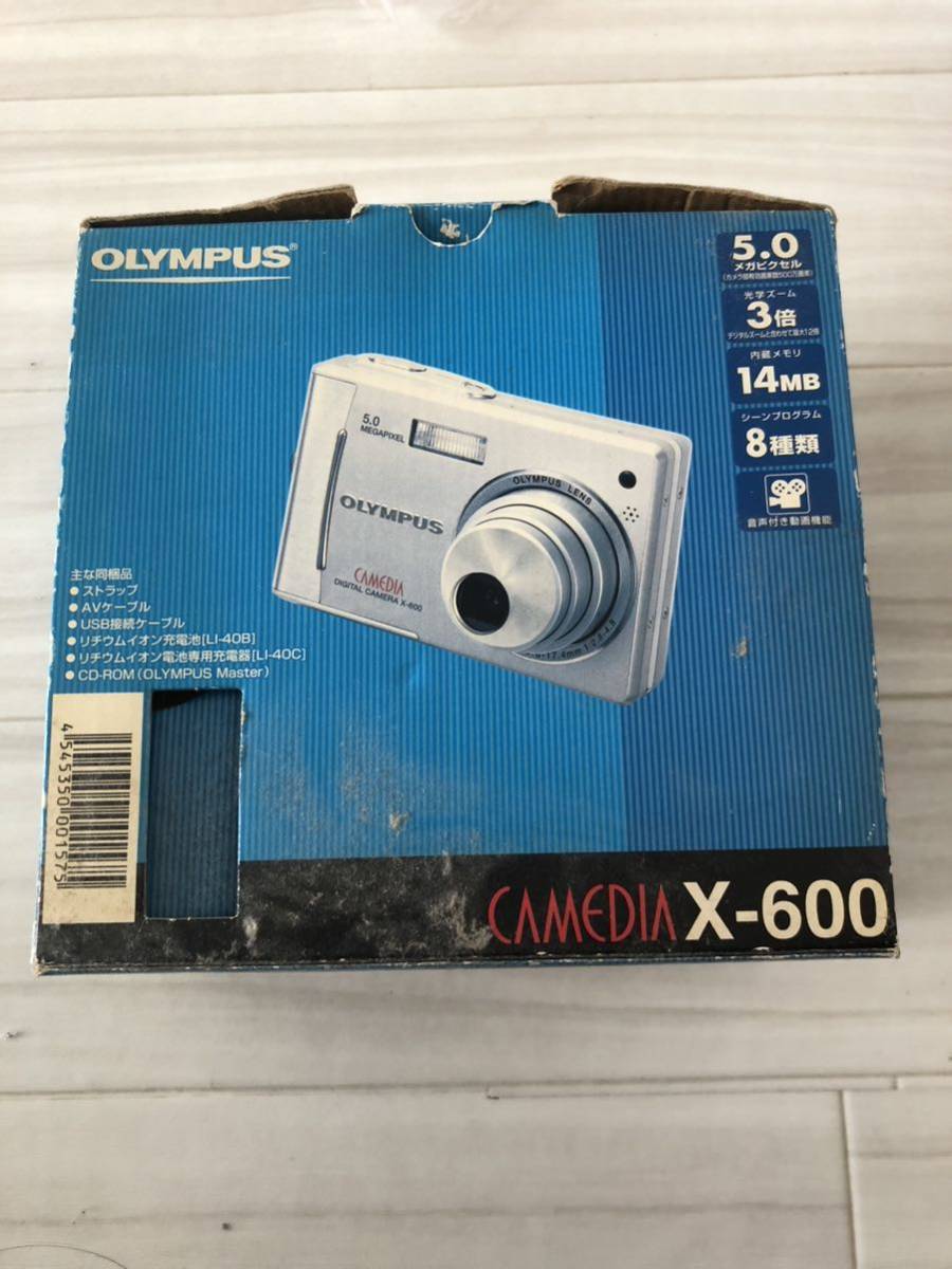 Y3416-2 オリンパス　X-600 CAMEDIA　デジタルカメラ　通電確認済み_画像8
