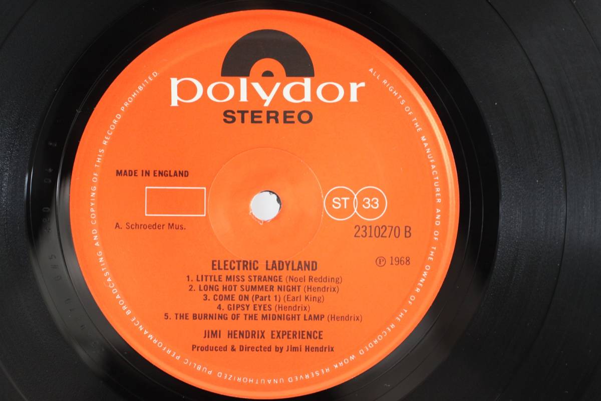 The Jimi Hendrix Electric Ladyland UK 状態良好_画像3