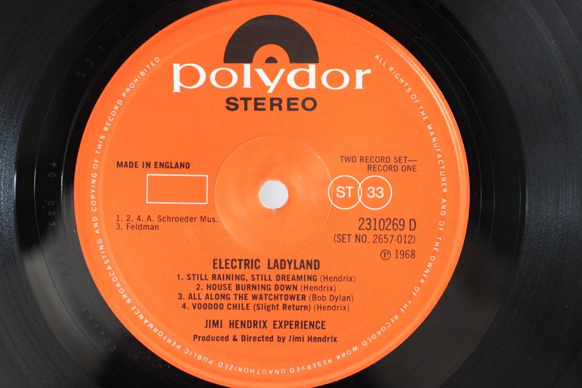The Jimi Hendrix Electric Ladyland UK 状態良好