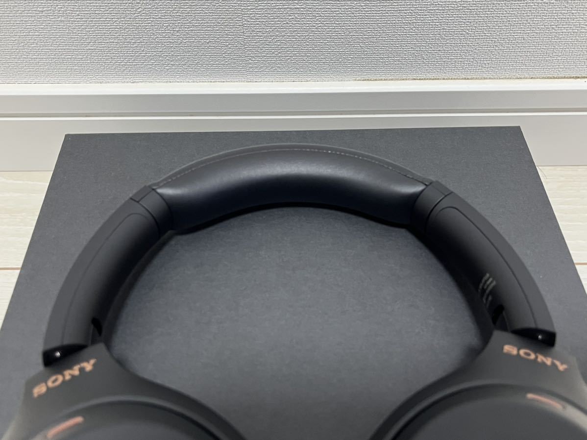 美品!! SONY WH-1000XM4 ブラック ソニー ワイヤレス ノイズキャンセリング ステレオ ヘッドセット Bluetooth ヘッドホン_画像9